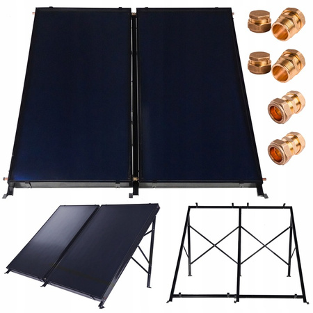 Coletor solar plano 2x2,5 m THUNDER