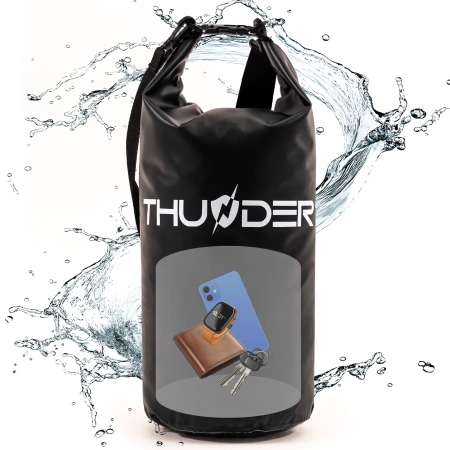 Saco impermeável 10 L THUNDER preto