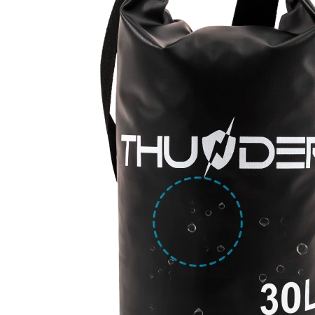 Saco impermeável 30 L THUNDER preto