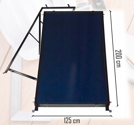 Coletor solar de placa plana 2,5 m THUNDER