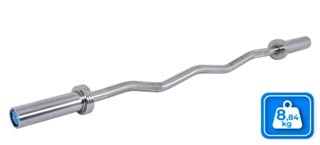 Barra olímpica ligeiramente partida 120 cm THUNDER