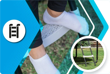 THUNDER INSIDE ELITE Trampolim de 16 pés (488 cm) PRETO