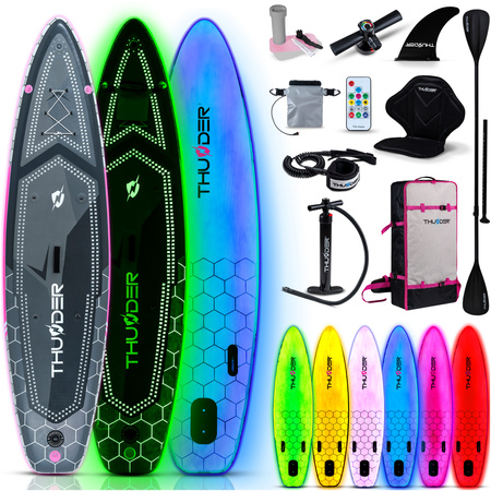 Prancha SUP 320cm THUNDER MOSSA com iluminação LED