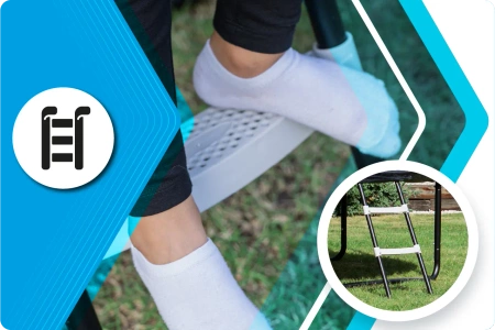 Trampolim THUNDER INSIDE ELITE 12FT (366 cm) PRETO