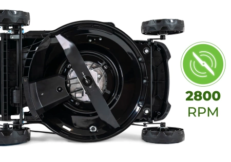 Cortador de relva a gasolina Hexwelt HW-KS-150 46cm 2,6kW com acionamento