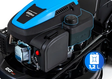 Cortador de relva a gasolina Hexwelt HW-KS-200 51cm 3,8kW com acionamento