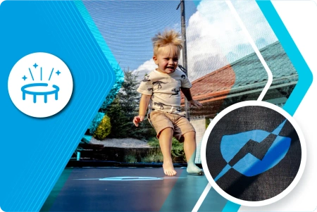 Trampolim THUNDER INSIDE ULTRA 8FT (244cm) BLUE