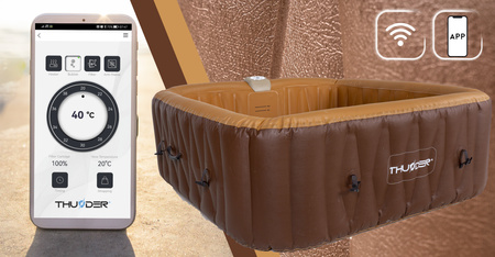 Jacuzzi de jardim insuflável THUNDER BREVE