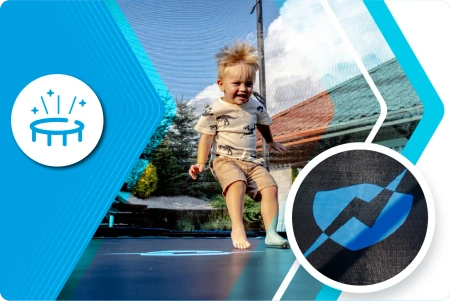 Trampolim THUNDER INSIDE ULTRA 10FT (305 cm) BLUE