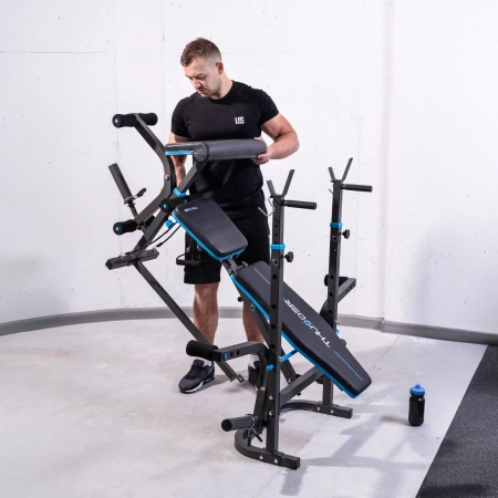 Banco de exercícios com barra de oração THUNDER VIGOR-B