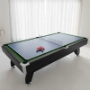 Mesa de bilhar THUNDER com revestimento de pratos/ping pong 9FT - BOLD-BLACK