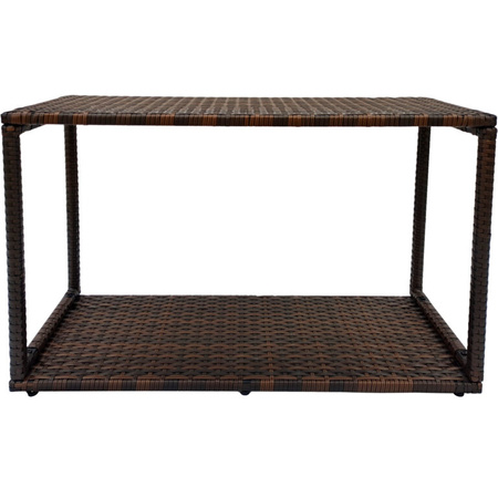 Armário sem portas THUNDER para JACUZZI quadrado - cor castanha