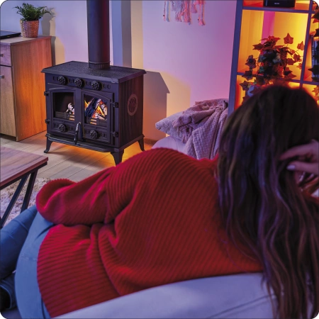 Fogão a lenha em ferro fundido ATAR 10 kW