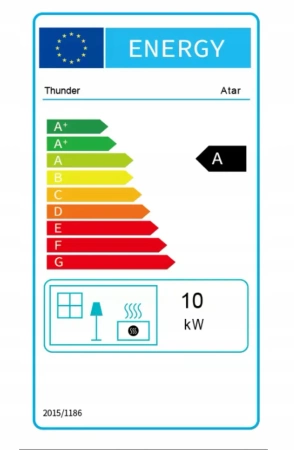 Fogão a lenha em ferro fundido ATAR 10 kW
