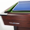Mesa de bilhar THUNDER com revestimento de bolas de bilhar/ping pong 7FT - BOLD-BROWN
