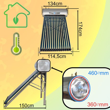 Coletor de pressão com depósito THUNDER 150 L