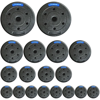 Pesos betuminosos fixados por THUNDER 2x10 kg + 4x5 kg + 4x2,5 kg + 8x1,25 kg