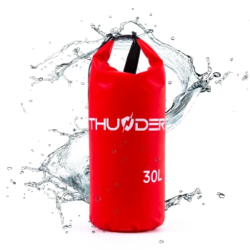 Saco impermeável 30 L THUNDER vermelho