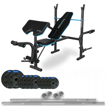 Conjunto de musculação 70 KG com banco VIGOR-A da THUNDER 
