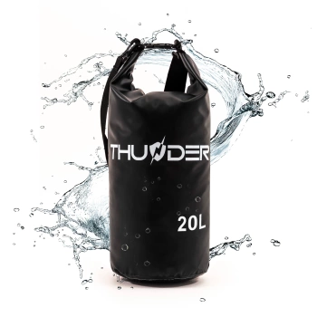 Saco impermeável 20 L THUNDER preto