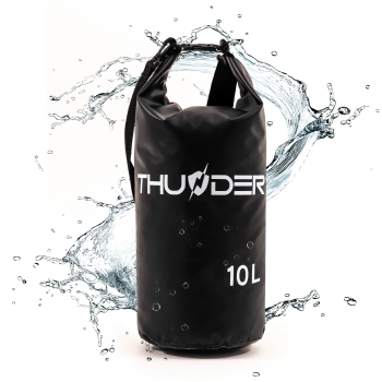 Saco impermeável 10 L THUNDER preto