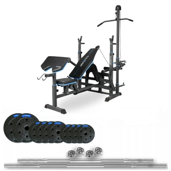 Conjunto de musculação 70 kg com banco VIGOR-C da THUNDER 